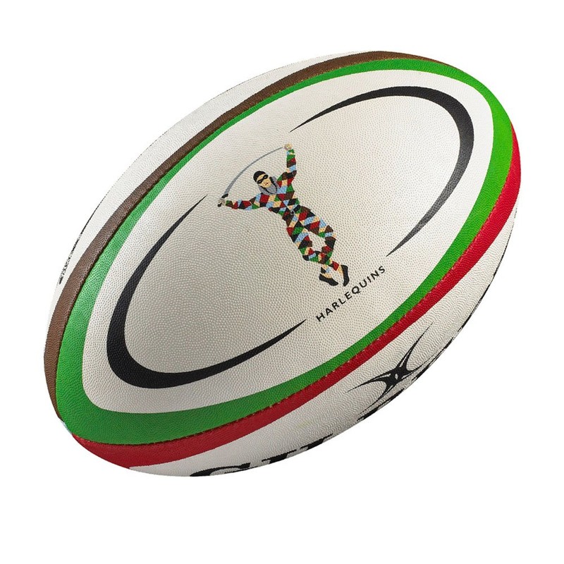 GILBERT Harlequins Replica Rugby Ball, 4
