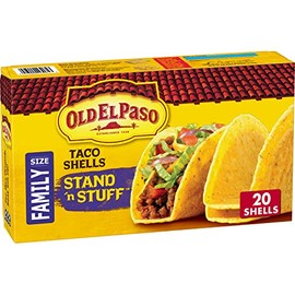 Old El Paso Stand 'N Stuff Taco Shells, Gluten Free, Family Size, 20-count