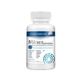 HEALTHADDICTION - Miner Complex - Suplemento Multimineral de Minerales Quelados con Magnesio, Zinc, Manganeso, Potasio - 60 Cápsulas