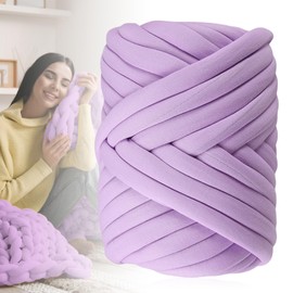 500 g Arm Knitting Wool, 25 m Wool for Hand Knitting, Chunky XXL Coarse Icelandic Wool, Thick Wool, Bulky Hand Knitting Yarn for Weaving Hats, Scarves, Blankets, Decorative Cushion, Pet Nest (Light