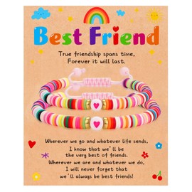 Esmoly Friendship Bracelets Women's Partner Bracelets Adjustable BFF Bracelets for 2 Best Friend Friendship Partner Bracelet, Gift for Best Friend, Plastic, No gemstone