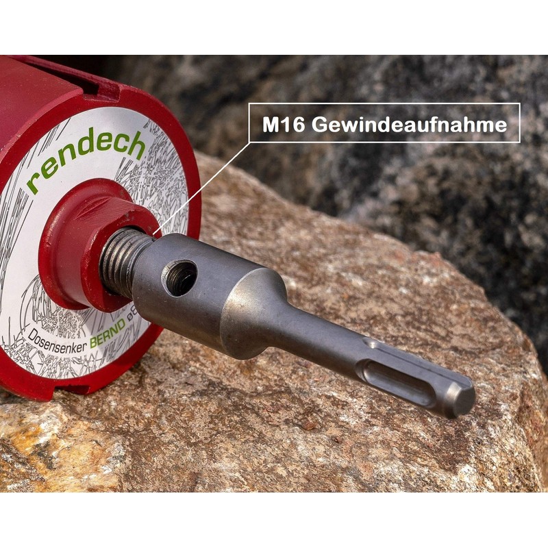 SDS plus adapter set including pilot drill and ejection wedge