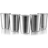 16 Ounce Stainless Steel Pint Cups - Stackable Pint Cup