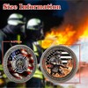 Firefighter Hero Challenge Coin - Honoring Firefighters with Courage, Commitment,