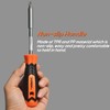 TEKPREM 1/4 Inch Magnetic Bit Driver, Screwdriver Handle for Holding