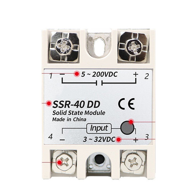 Solid State Relay Pure Red Copper Intelligent Chip Stable Performance