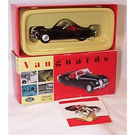 Corgi vanguards black Jaguar XK120 car 1:43 scale limited edition diecast model