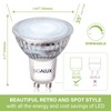 Sigalux GU10 LED Light Bulbs, Dimmable 5000K Daylight White Natural