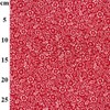 Red Crimson Small Floral Cotton Poplin - 45" Wide -