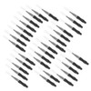50pcs Eyebrow Brushes with Cap Eyebrow Makeup Applicators for Lash Extensions Travel-friendly Brow Tools for Home and Soft and Design
