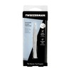 Tweezerman Stainless Steel Slanted Point Tweezer - Eyebrow Precision Tweezers,