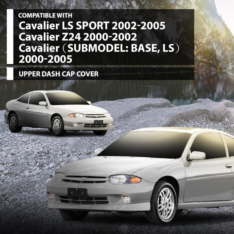 G-PLUS TPE Dashboard Dash Bezel Cover Compatible with Chevy Cavalier