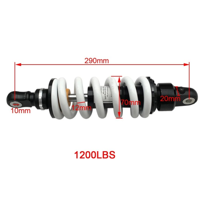 DNM 290mm 11.5" Rear Shock Absorber 1200lbs For Pit Dirt