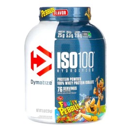 Suplemento En Polvo Dymatize Iso-100 Proteína En Pote De 2.3kg Sabor Fruity Pebbles