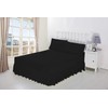 Luxury Percale Frilled Valance Fitted Sheets 14 Colours in Single,