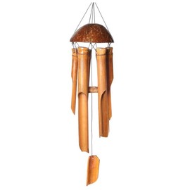 Ethical Roots Bamboo Wind Chimes , Ethical , Wind Chimes for Garden , Fair Trade , Windchimes For Outdoor , Large Wind Chimes for Garden , 40cm, Wood (0055)