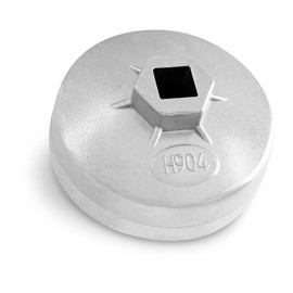 Bonsicoky 79mm 15 Flute Oil Filter Wrench, Cap Type Oil Filter Removal Tool Aluminum Oil Filter Cap Wrench for Cars (Model 904)