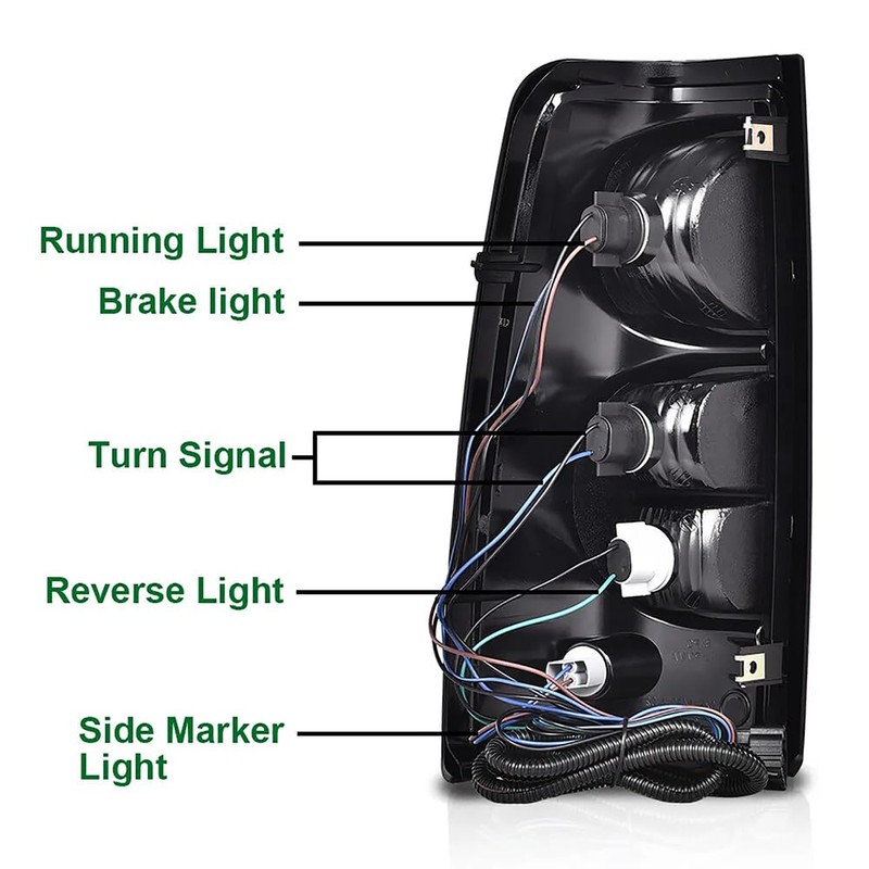 Headlight Assembly Tail Lights Combo Set For 2003 2004 2005