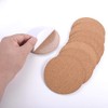 60 Pack Self-Adhesive Cork Round 3.74" Mini Backing Cork Tiles