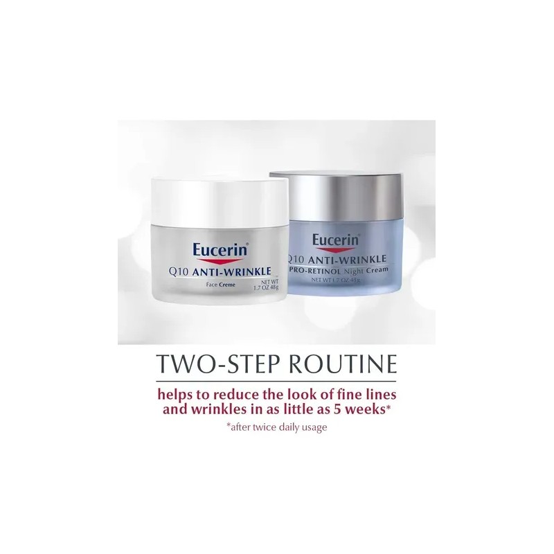 Q10 Anti Wrinkle Face Hidratante Cream Bundle, Día Y Noche