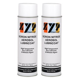 ZYP Coatings Boron Nitride Aerosol Lubricoat (Glass Mold Release) / 2 Pack