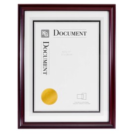 kieragrace KG Harper Document Frame - Dark Brown, 8.5" by 11"