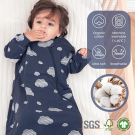 Kaiya Baby Unisex Sleeping Bag for Toddlers 3.5 Tog Sleep Sack 18-36Months, Long Sleeve Sleep Sack, Wearable Blanket, One Piece with Sleeves, Gifts