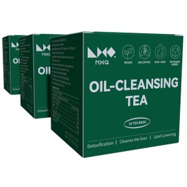 Oil Cleansing Tea（30 bags）: Natural Liver & Kidney Detox Formula - Traditional Herb Blend for Oil Reduction, Cleansing, and Wellness，A Blend of Winter Melon, Lotus Leaf, Cassia Seed, Poria, Green Tea & wellness