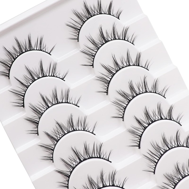 Losha Manga Lashes Fluffy Faux Mink Lashes Natural Look 10