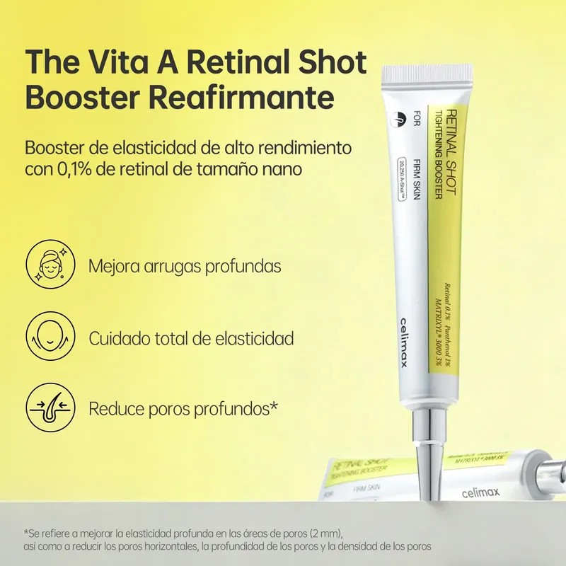 Celimax Set Retinal Booster Crema Antimanchas Poros 2pzs