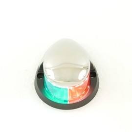 MiDMarine Stainless Steel LED Bi-Color (Red/Green) Boat Bow Navigation Light 12V