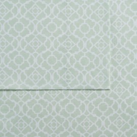 Waverly Lovely Lattice Cooling Design Bedding Sheets & Pillowcases 4 Piece Set, Dewkist, Full