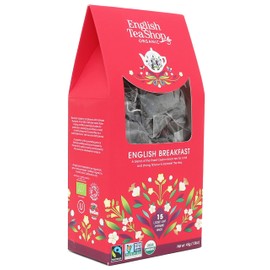 English Tea Shop Organic English Breakfast Tea (15 Pyramids), 44.9999999999999 g