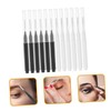 60pcs Mini Eyebrow Brushes with Caps Portable Applicators for Eyebrow