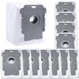 NautDuty 12 Pack Dirt Disposal Bags Compatible with Robotic Vacuum Cleaner i3, i3+, i7, i7+, i8, i8+, i4, i4+, i1, i1+, i6, i6+, j7, j7+, s9, s9 Plus, i & s j Series Vacuum Bags Bin Bags Replacement Parts