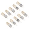10pcs G4 LED Bulb 1.5W DC12V Warm White 3000K 110LM
