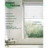 Yoolax Motorized Zebra Blinds, Electric Zebra Shades for Indoor Windows,