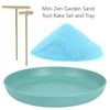 Mini Zen Garden for Desk, Ocean Sea Life, Sand and