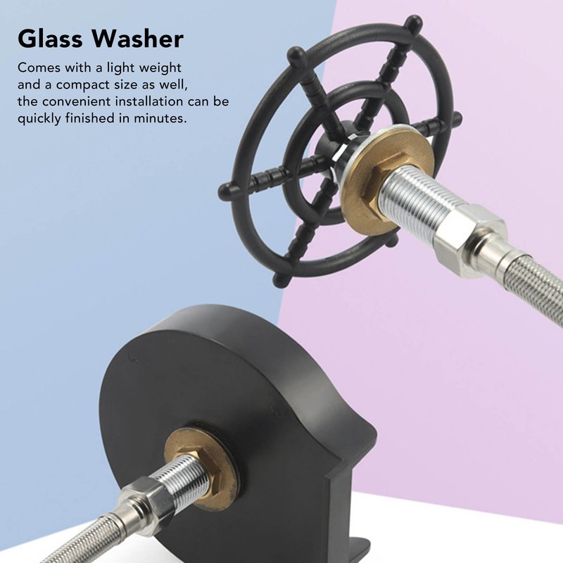 Bottle Washer Faucet Glass Cleaner Sink Cup Rinser Spray Washing