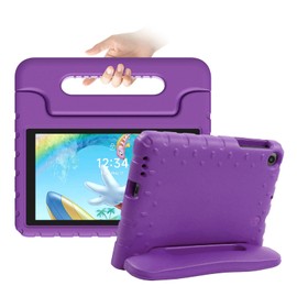 Bolete Kids Case for Onn 7 Inch Tablet Gen 3 2022 Release for Kids Model 100071481 with Handle Standle Android 11 (Go Edition) Operating System Protector Shockproof Washable Cover Purple