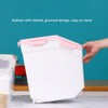 Qiveno Large Flour Storage Container Bin 25lb, 2Pack Airtight Rice