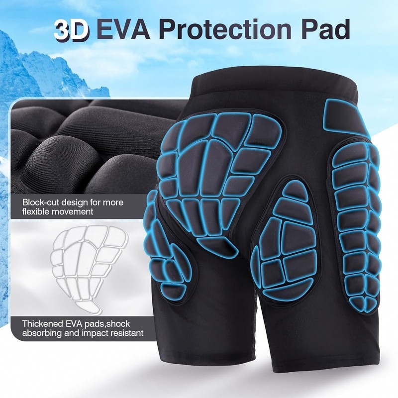 SPP 3D Hip Padded Shorts Pants Impact Hip Protection Shorts