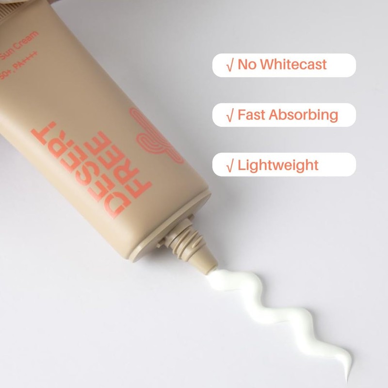 DesertFree Broad Spectrum Sunscreen SPF 50 with Aloe Vera &