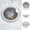 Ouliyoo Drainage Gutter Garbage Receptor, Stainless Steel, With Hook, Keeps