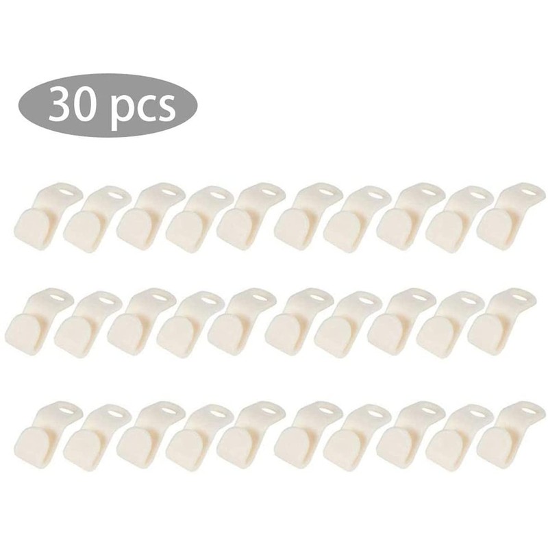30pcs Plastic Connector Hooks Clothes Hanger, Mini Cascading Clothes Hangers