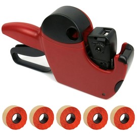 Jolly C6 Price Gun 6 Digit Set Offer, Easy Label Change, Our Recommendation, Includes 5 Label Rolls as Desired PB-Onlinehandel