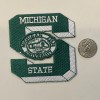 MSU Michigan State Spartans Vintage Embroidered Iron On Patch 3"