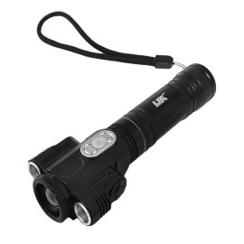 LJK Linterna 3 Focos Tactica 2000 Lm Imantada Luz Led Campismo
