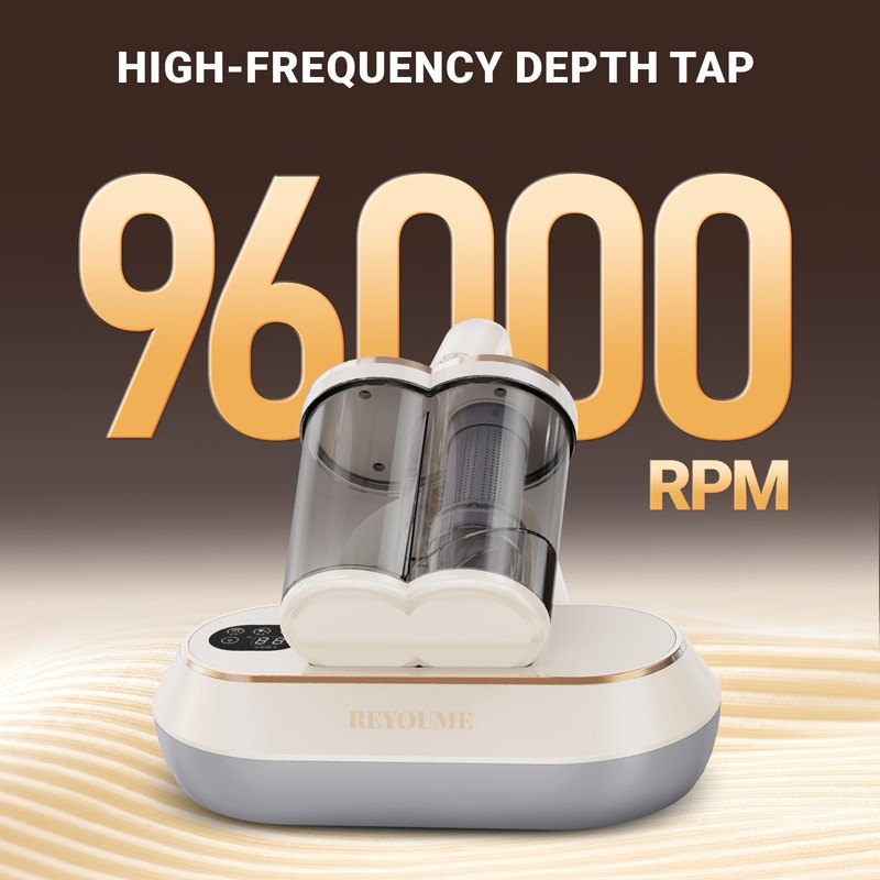 ReYoume Mattress Vacuum Cleaner 13Kpa Bed Vacuum Cleaner with 253.7nm