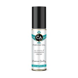 CA Perfume Originals Cinnamon Crush Unisex Fragrance Oil Spicy Scent Long Lasting Perfumes for Women & Men Travel Size TSA Ready Mini Parfum Body Oil Roll-on 0.33 Fl Oz 10ml